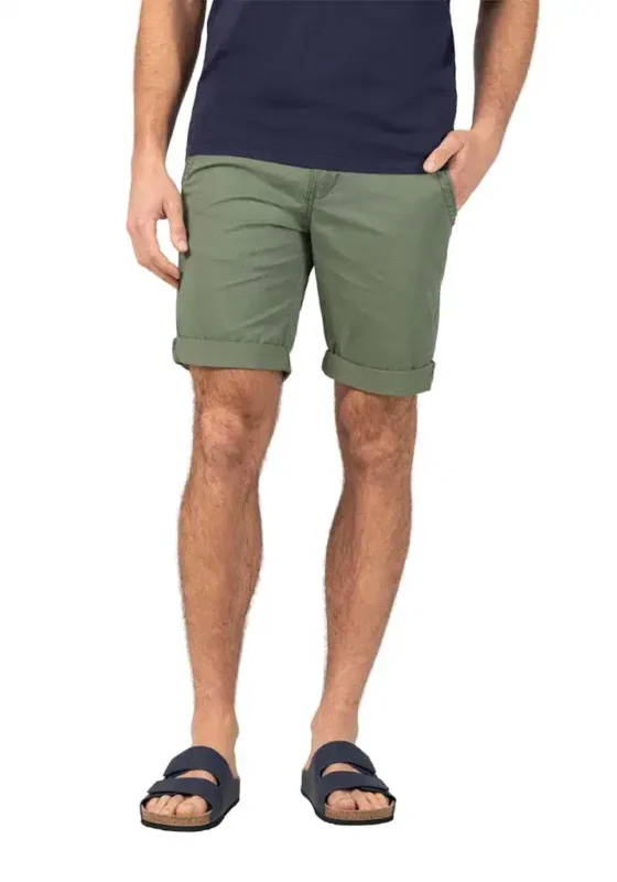 Timezone: Slim Luca Short , Green minimal