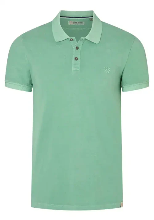 Timezone - Garment Dye Polo Shirt, Light green - Image 5