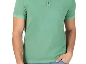 Timezone - Garment Dye Polo Shirt, Light green
