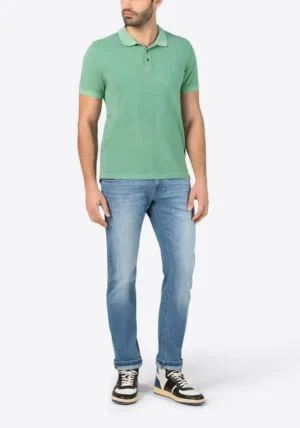 Alternative view of Timezone - Garment Dye Polo Shirt, Light green