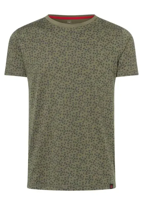 Timezone - Printed T-Shirt Olive green image3