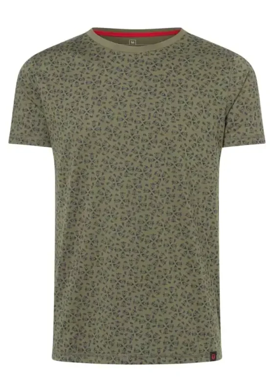 Timezone - Printed T-Shirt, Olive green - Image 5