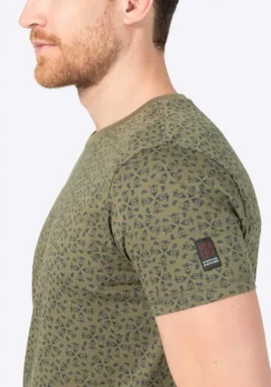 Timezone - Printed T-Shirt, Olive green image2