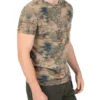 Timezone - Vintage Print T-Shirt, Brown green