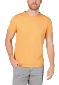 Timezone - Ripped basic t-shirt, buff orange