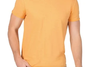 Timezone - Ripped basic t-shirt, buff orange