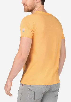 Timezone - Ripped basic t-shirt, buff orange image2