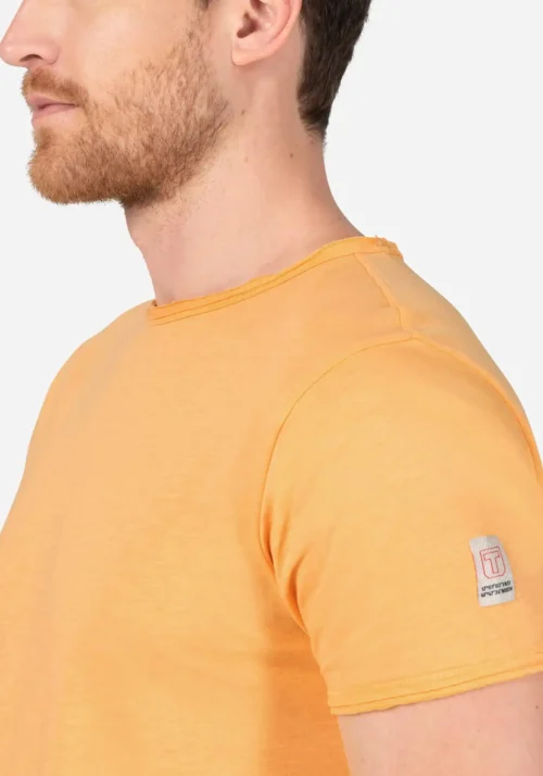 Timezone - Ripped basic t-shirt, buff orange image3