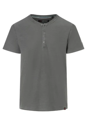 Alternative view of Timezone - Vintage Henley, washed grey