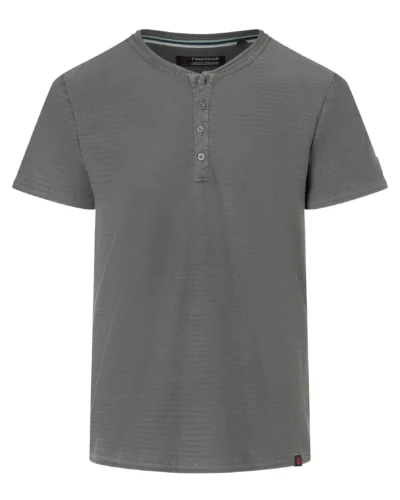 Alternative view of Timezone - Vintage Henley, washed grey