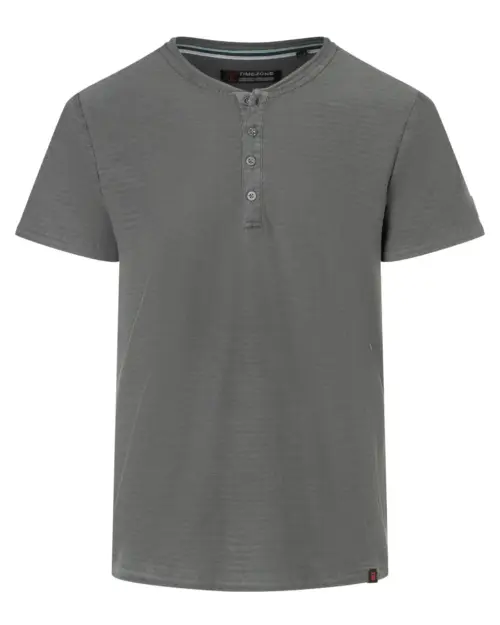 Alternative view of Timezone - Vintage Henley washed grey