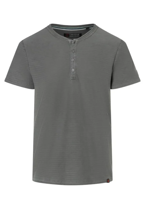 Alternative view of Timezone - Vintage Henley washed grey