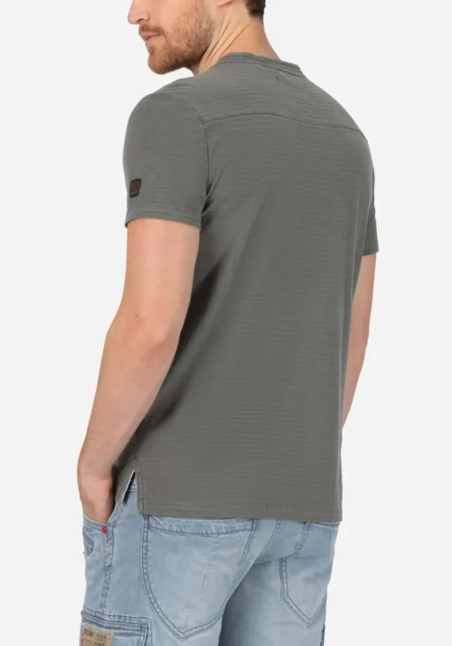 Timezone - Vintage Henley washed grey image1