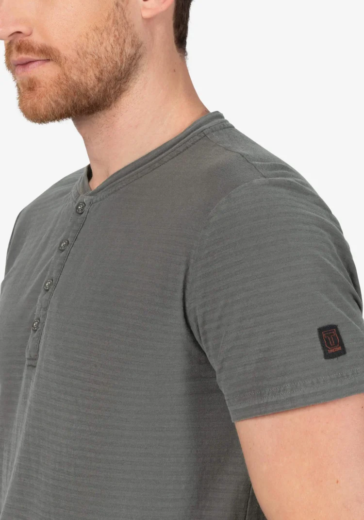 Timezone - Vintage Henley, washed grey - Image 4