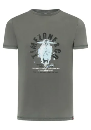 Timezone - Scooter Print T-Shirt, Grey image3