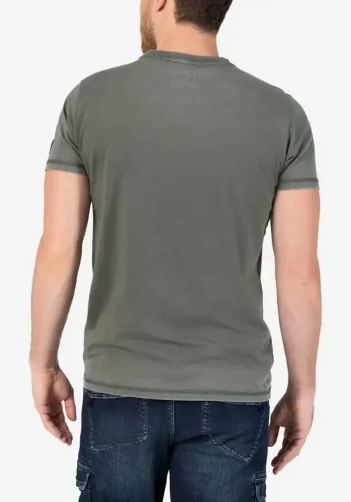 Timezone - Scooter Print T-Shirt  Grey - Image 3