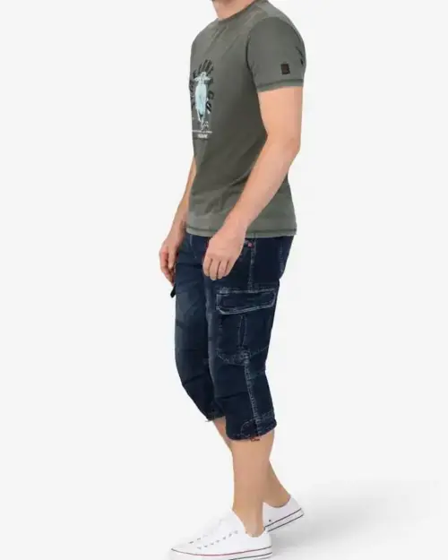 Alternative view of Timezone - Scooter Print T-Shirt  Grey