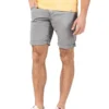 Timezone: Regular Jacky Short, grey pinstripe