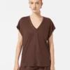Scotch & Soda Cotton Linen V-Neck T-Shirt
