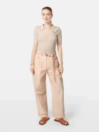 Alternative view of Scotch & Soda U9A00669T, Rib polo neck short sleeve pullover