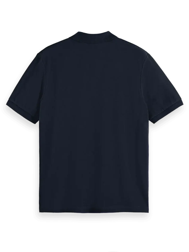 Scotch & Soda 179201 Logo Pique polo, Black - Image 5
