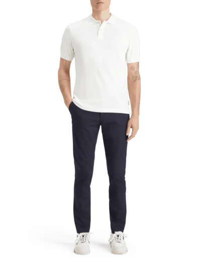 Scotch & Soda 179201 Logo Pique polo, White