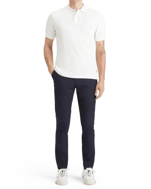 Scotch & Soda 179201 Logo Pique polo, White