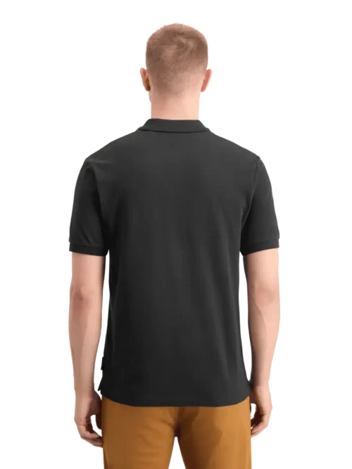 Scotch & Soda 179201 Logo Pique polo, Black - Image 3