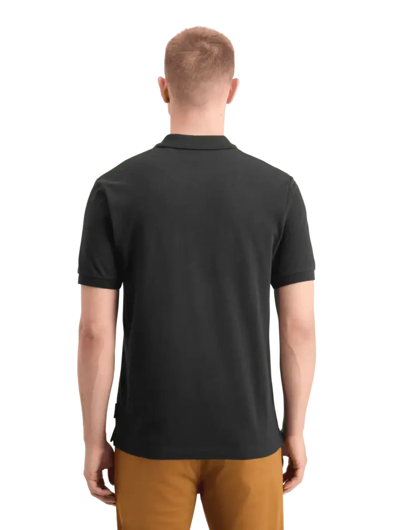 Scotch & Soda 179201 Logo Pique polo, Black - Image 3
