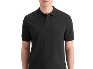 Scotch & Soda 179201 Logo Pique polo, Black
