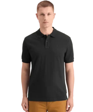 Scotch & Soda 179201 Logo Pique polo, Black