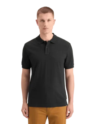 Scotch & Soda 179201 Logo Pique polo, Black