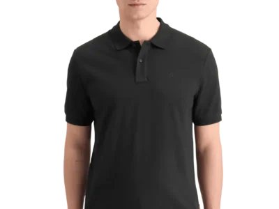 Scotch & Soda 179201 Logo Pique polo, Black