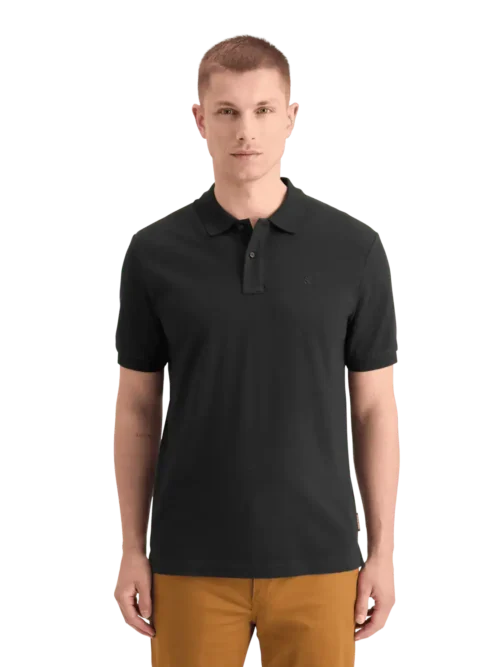 Scotch & Soda 179201 Logo Pique polo, Black