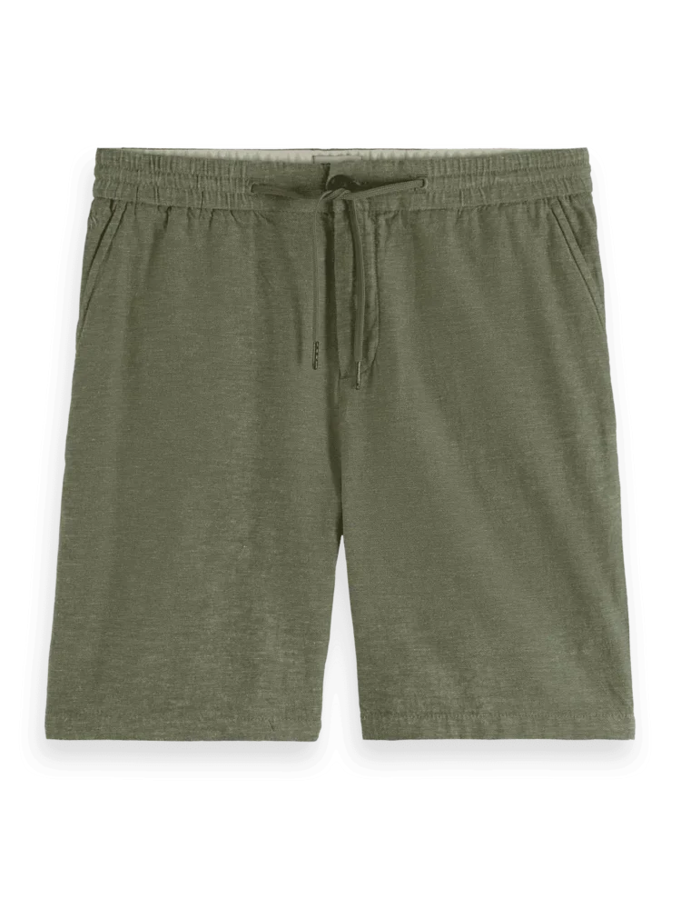 Scotch & Soda 179999 Fave Cotton/Linen Bermuda,Army - Image 3