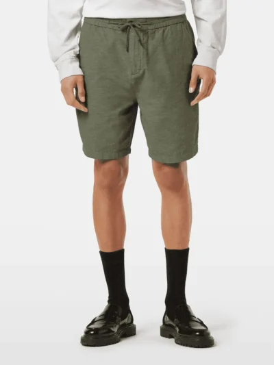 Scotch & Soda 179999 Fave Cotton/Linen Bermuda,Army