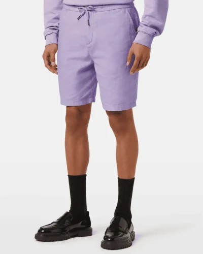 Scotch & Soda 179999 Fave Cotton/Linen Bermuda, Lavender