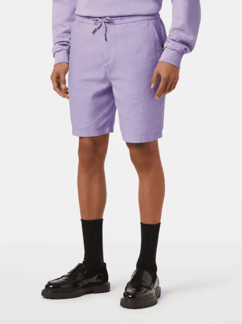 Scotch & Soda 179999 Fave Cotton/Linen Bermuda, Lavender