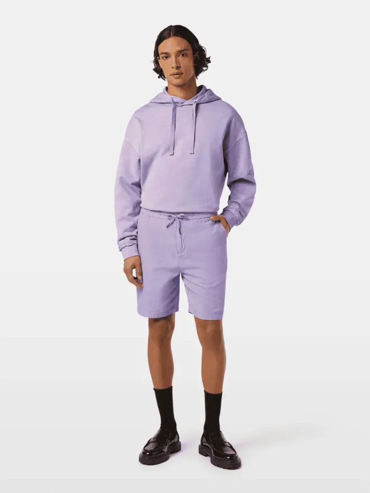 Scotch & Soda 179999 Fave Cotton/Linen Bermuda, Lavender - Image 2
