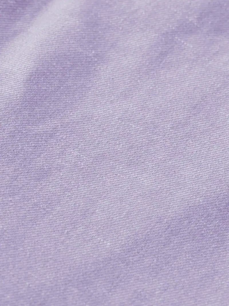 Scotch & Soda 179999 Fave Cotton/Linen Bermuda, Lavender - Image 4