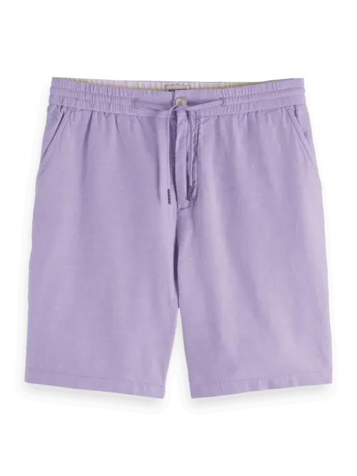 Scotch & Soda 179999 Fave Cotton/Linen Bermuda, Lavender image1