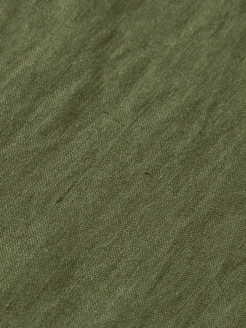 Scotch & Soda 180016 Regular fit linen shirt, Army - Image 5