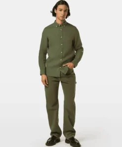 Alternative view of Scotch & Soda 180016 Regular fit linen shirt, Army