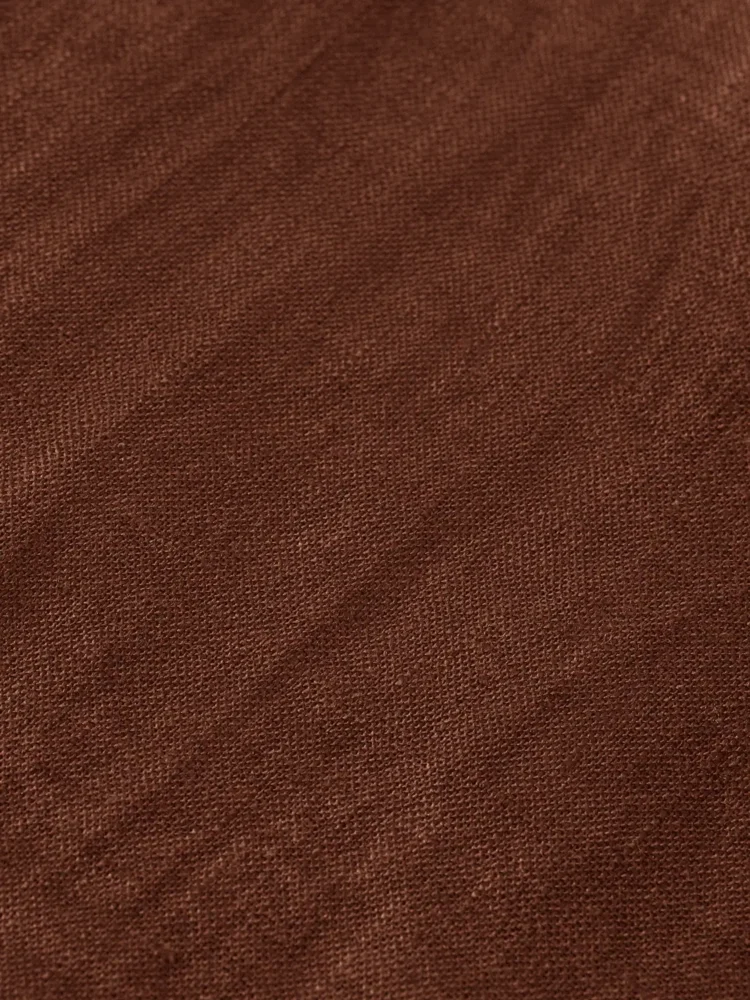 Scotch & Soda Regular fit linen shirt, Cold brew - Image 4