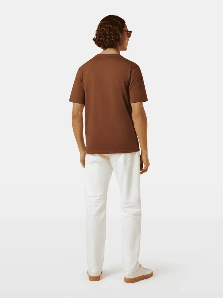 Scotch & Soda 180038 Regular fit logo T-shirt, Cold brew - Image 4