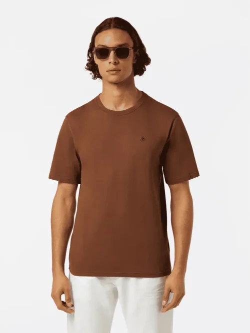 Scotch & Soda 180038 Regular fit logo T-shirt, Cold brew