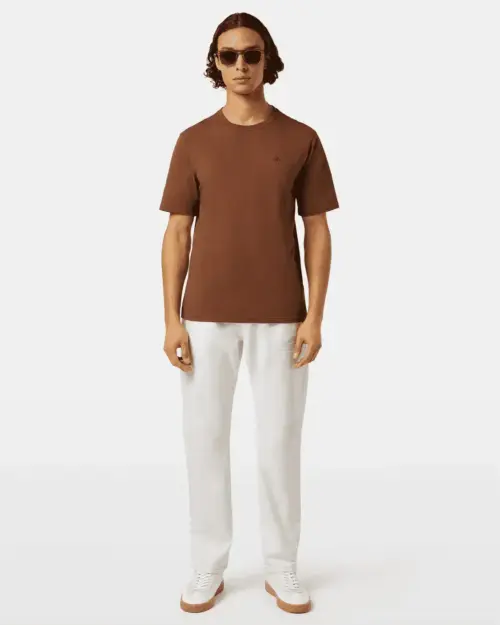 Alternative view of Scotch & Soda 180038 Regular fit logo T-shirt, Cold brew