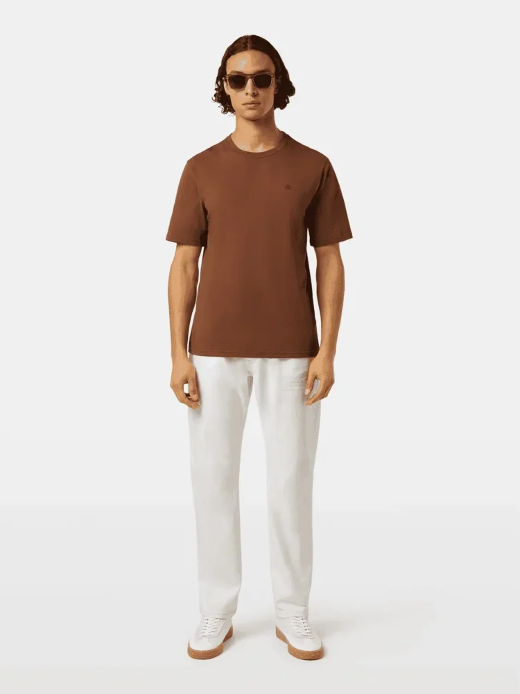 Scotch & Soda 180038 Regular fit logo T-shirt, Cold brew - Image 2