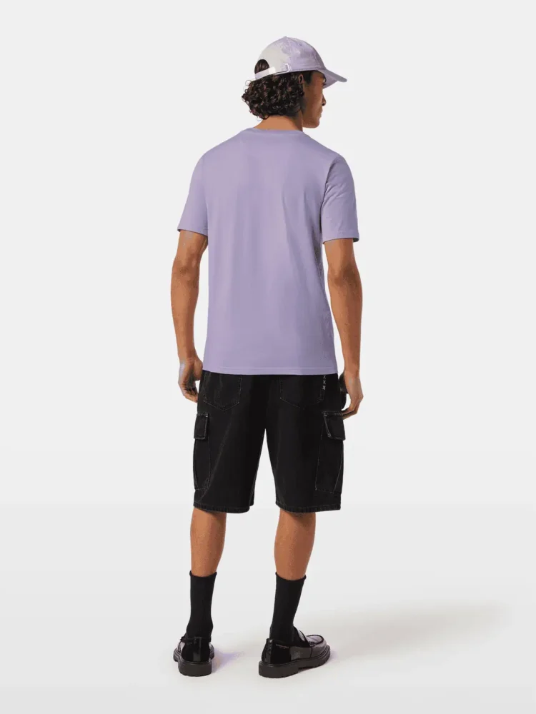 Scotch & Soda 180038 Regular fit logo T-shirt, Bright Lavender - Image 2
