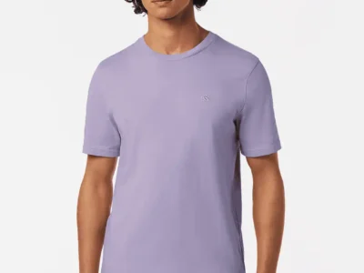 Scotch & Soda 180038 Regular fit logo T-shirt, Bright Lavender